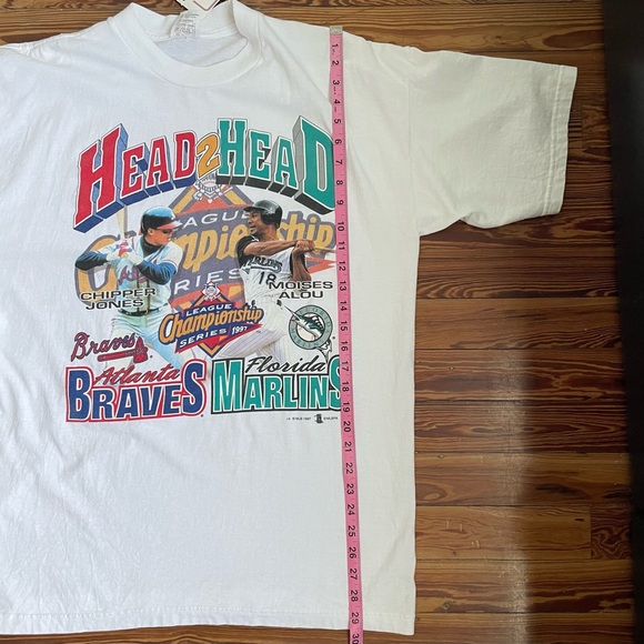 NWT Vintage 1997 League Championship Series Atlanta Braves vs. Florida Marlins - Picture 9 of 11